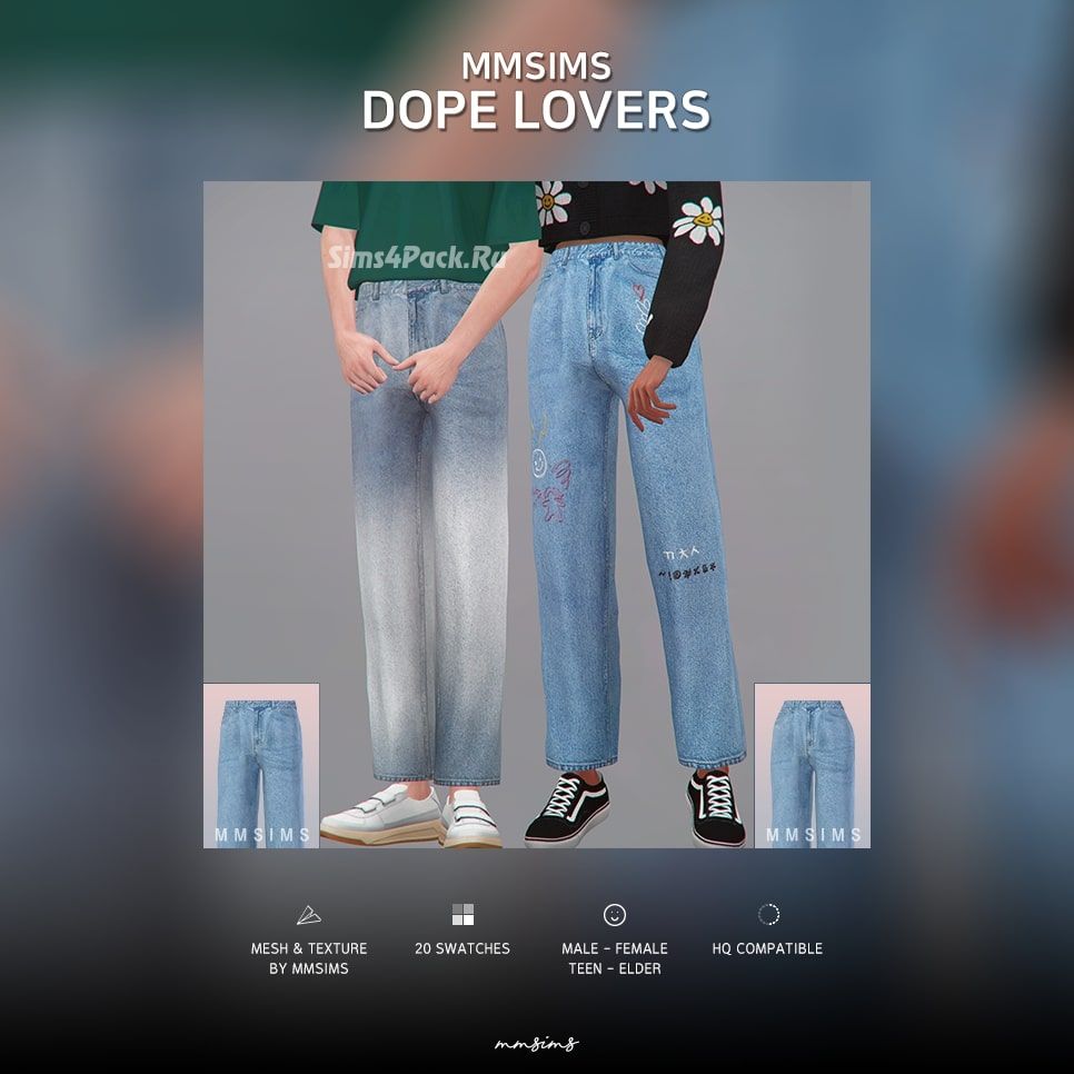Джинсы "Dope Lovers Jeans"
