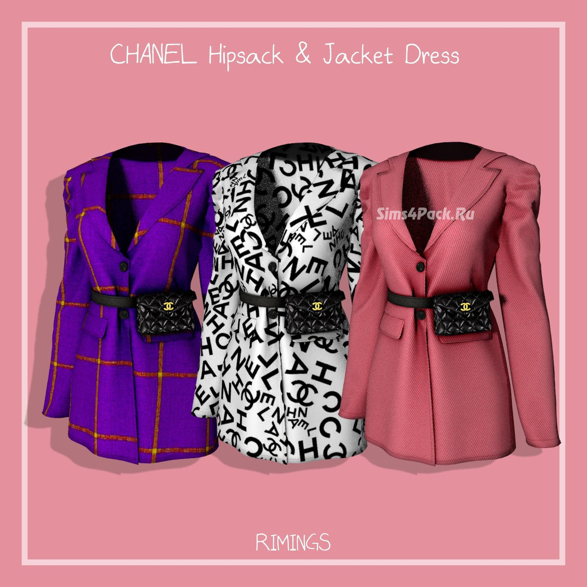 Женский пиджак "CHANEL Hipsack and Jacket Dress"