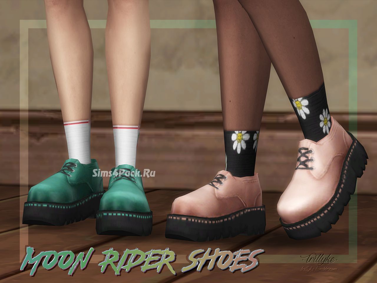 Ботинки и носки "MOON RIDER SHOES AND UNO SOCKS"