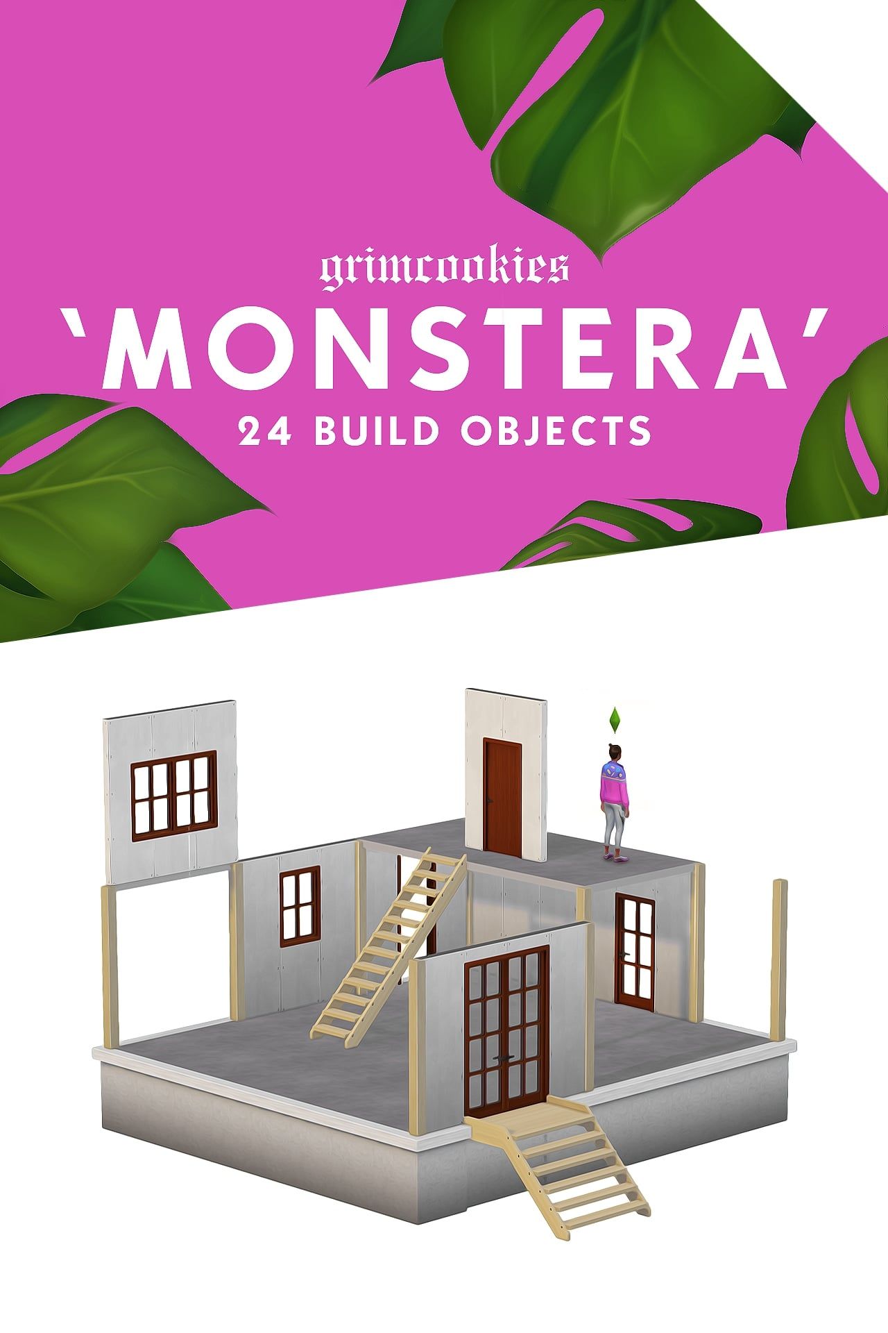 Строительный набор "MONSTERA"