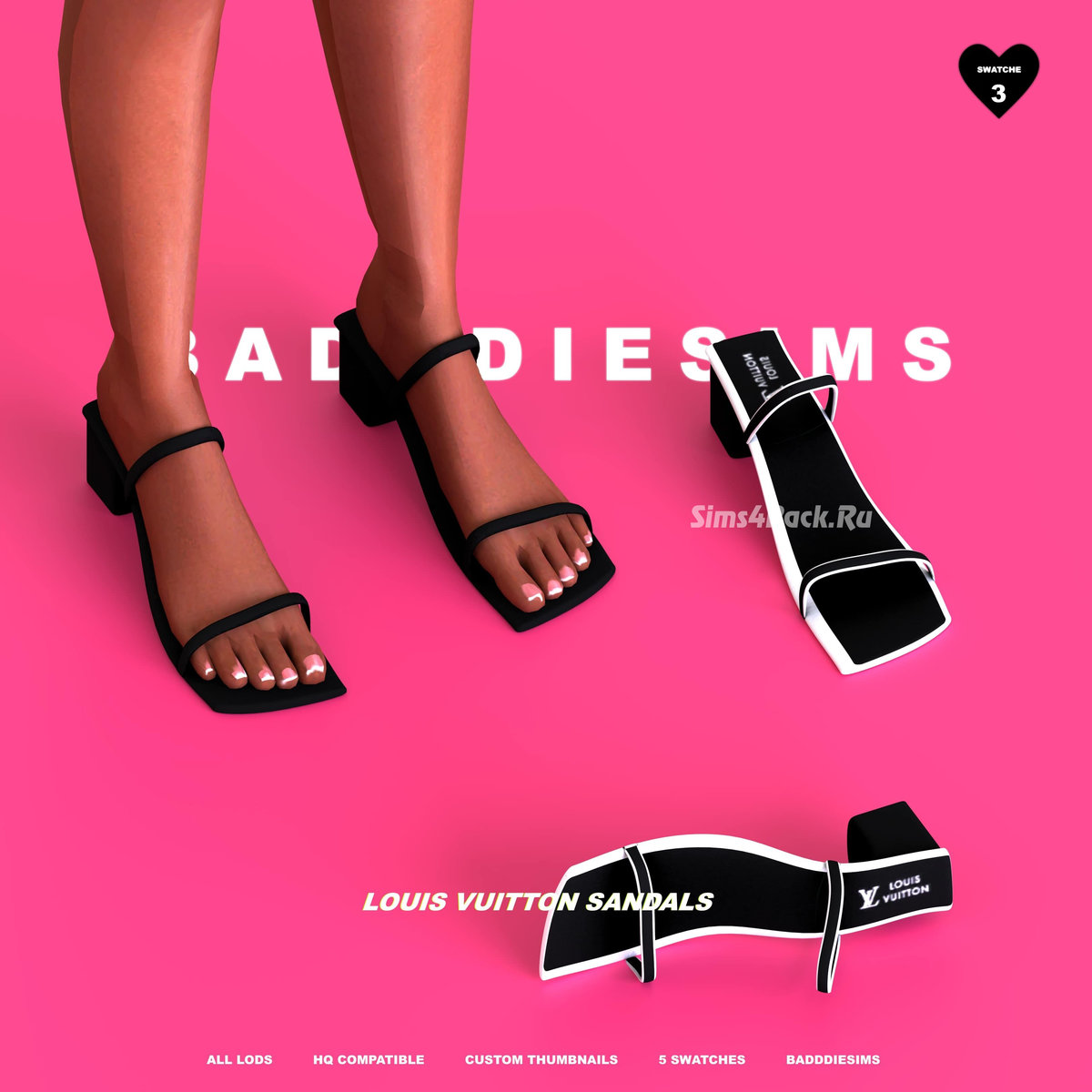 Сандалии "LOUIS VUITTON SANDALS"