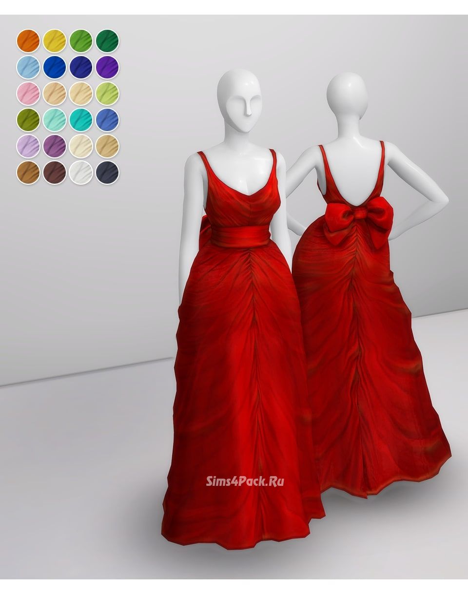 Платье "Shape with Bow Gown"