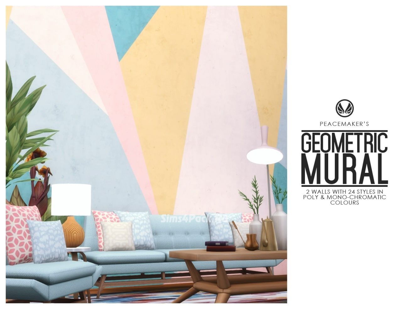 Краска для стен "Geometric Murals"