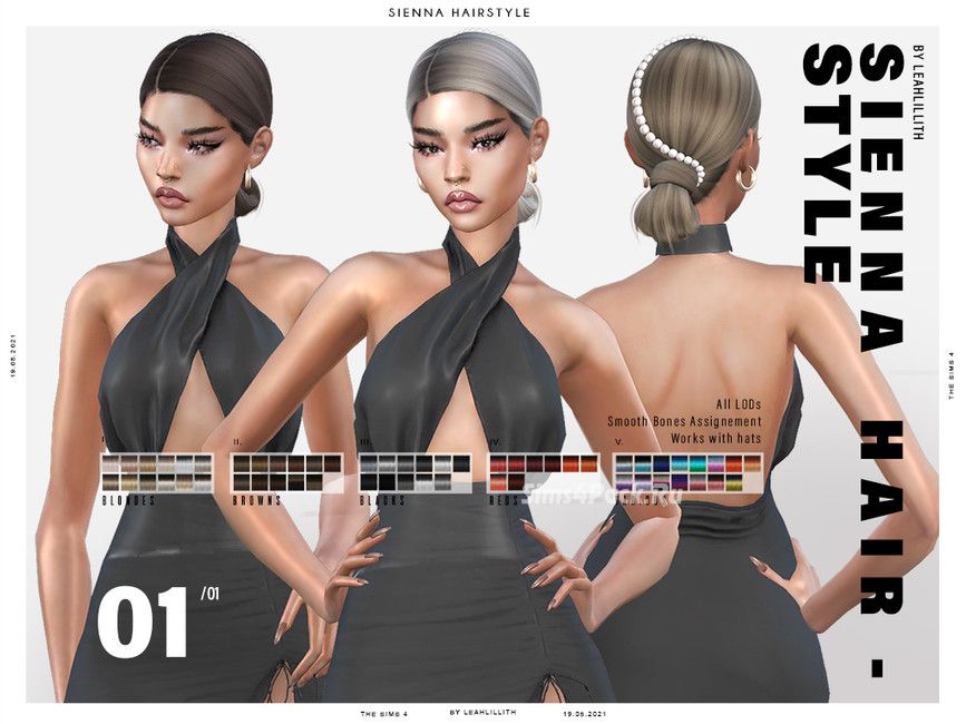 Женская прическа "Sienna Hairstyle Set"