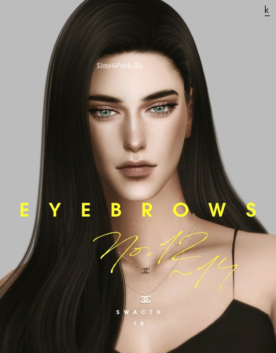 Набор бровей "k eyebrow n12, 13, 14"