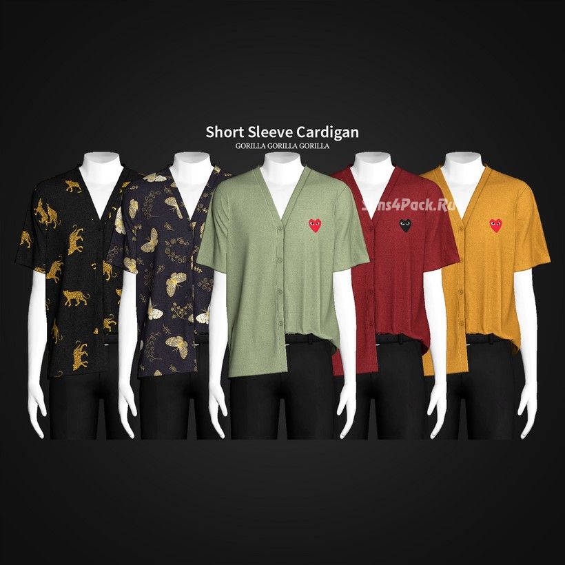 Мужской кардиган "Short Sleeve Cardigan"