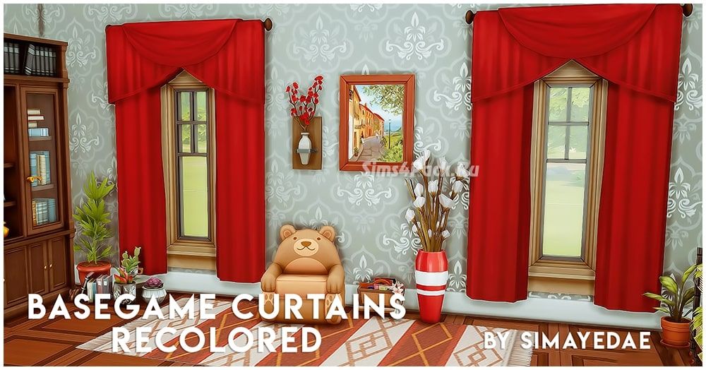 Набор штор "BG curtains recolored"