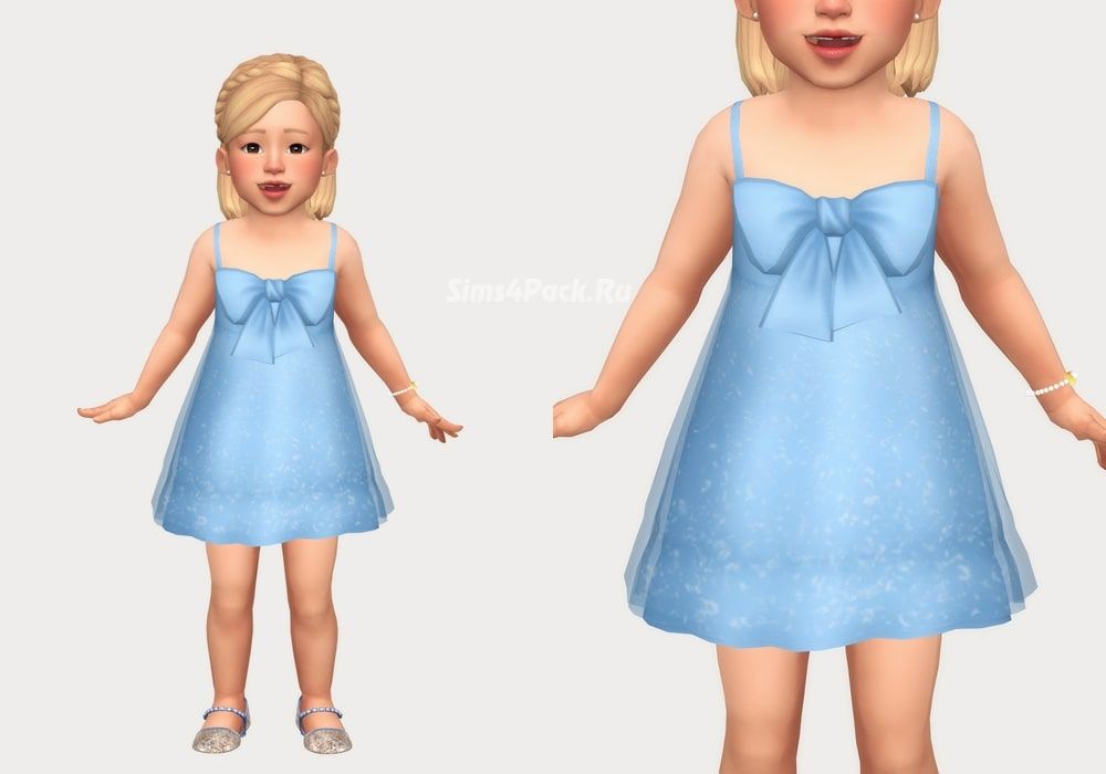 Платье "tulle bow dress"