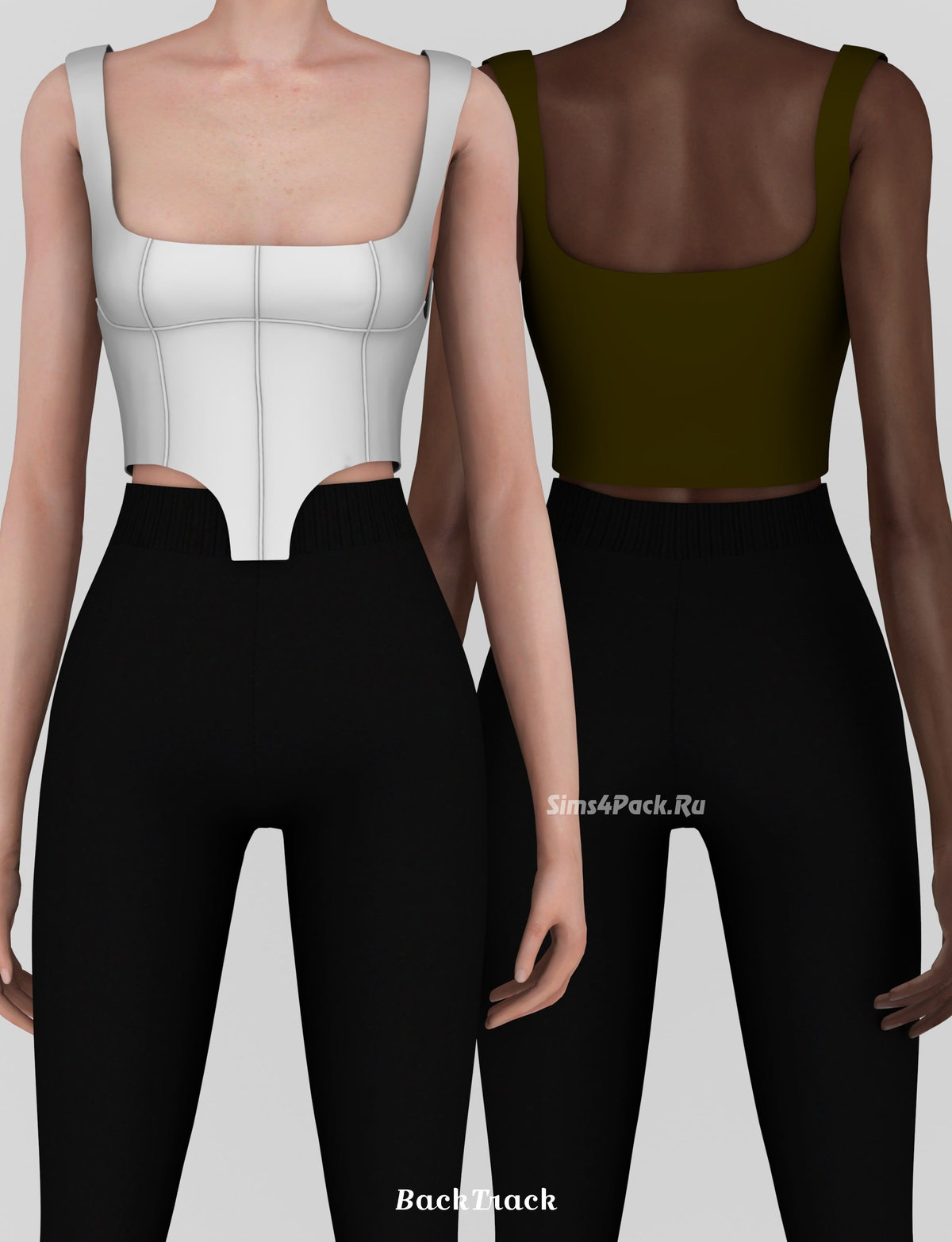 Топ "Sleeveless Corset Top"