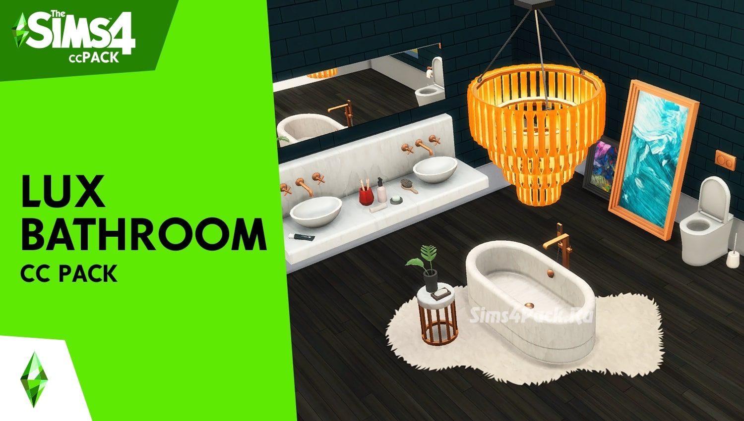 Каталог "Lux Bathroom CC Pack"