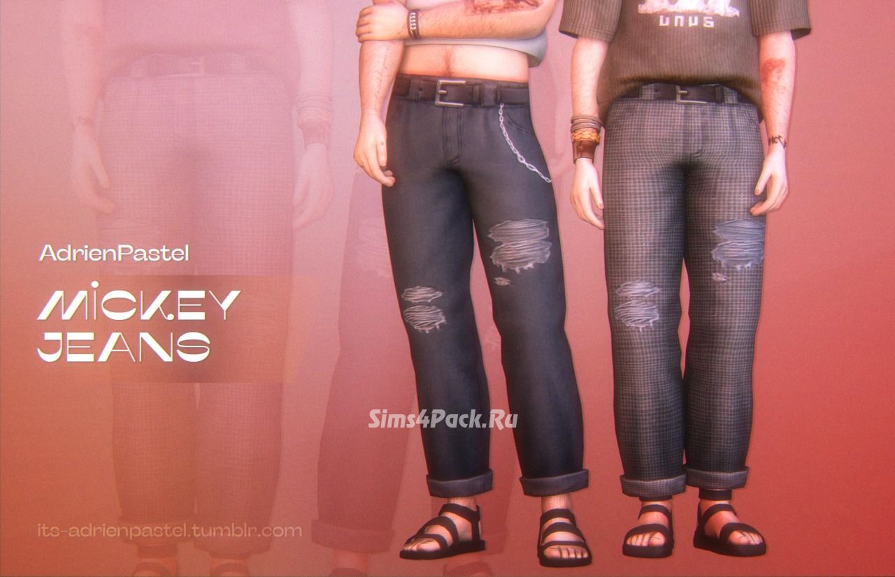 Мужские джинсы "mickey jeans"