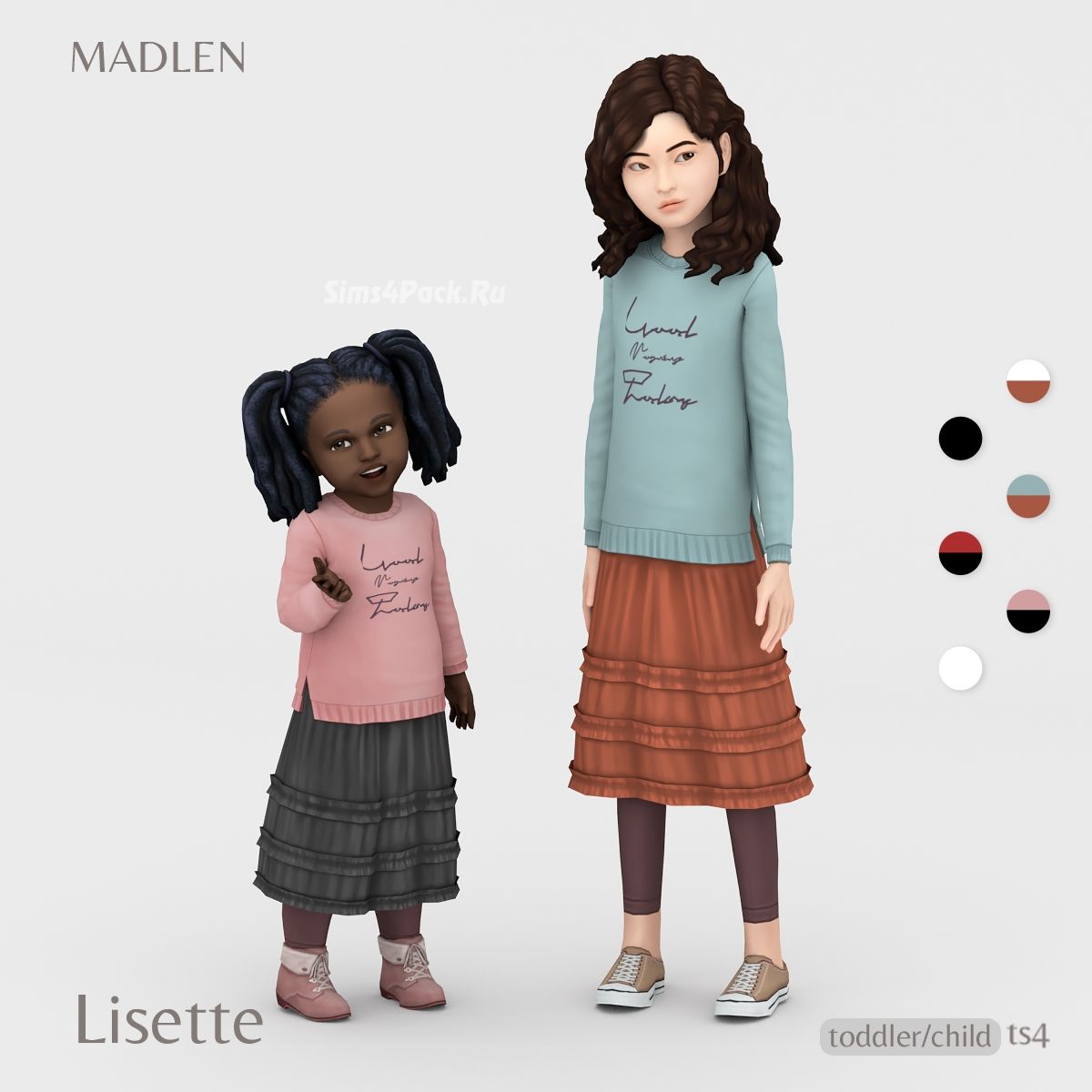 Наряд для девочек и малышек "Lisette Outfit"