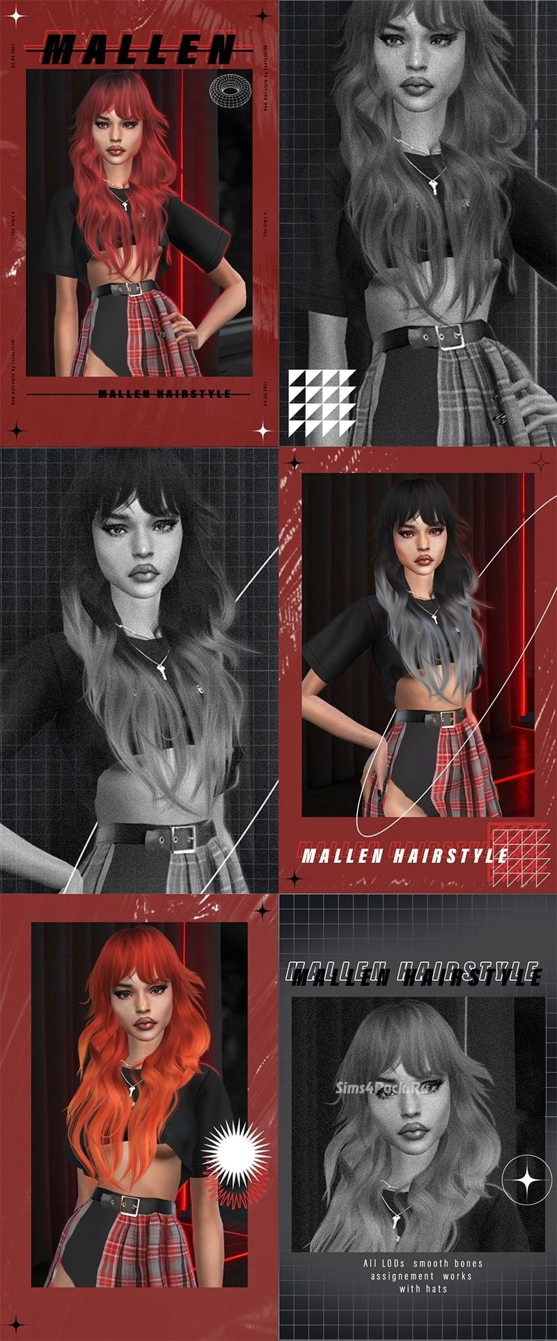 Женская прическа "MALLEN HAIRSTYLE"