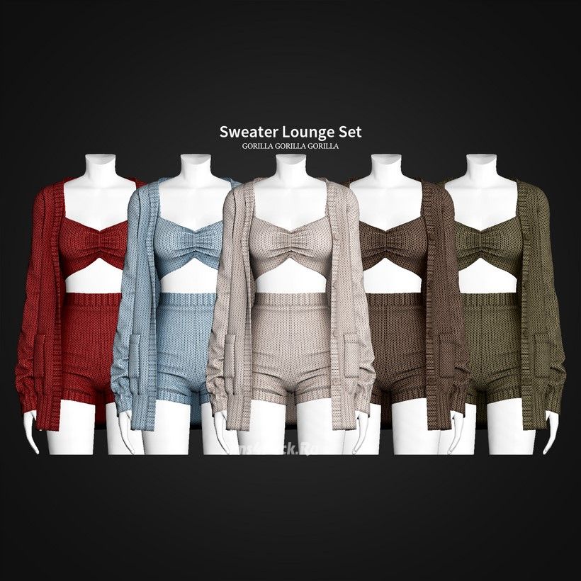 Наряд для симки "Sweater Lounge Set"