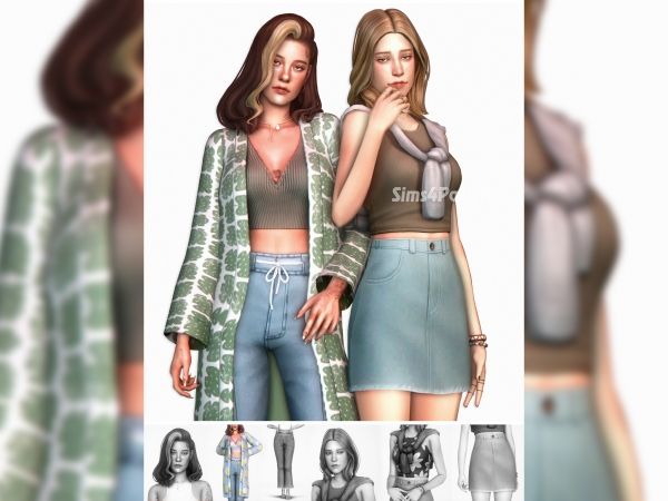 Кардиган и топ "daphne cardigan"