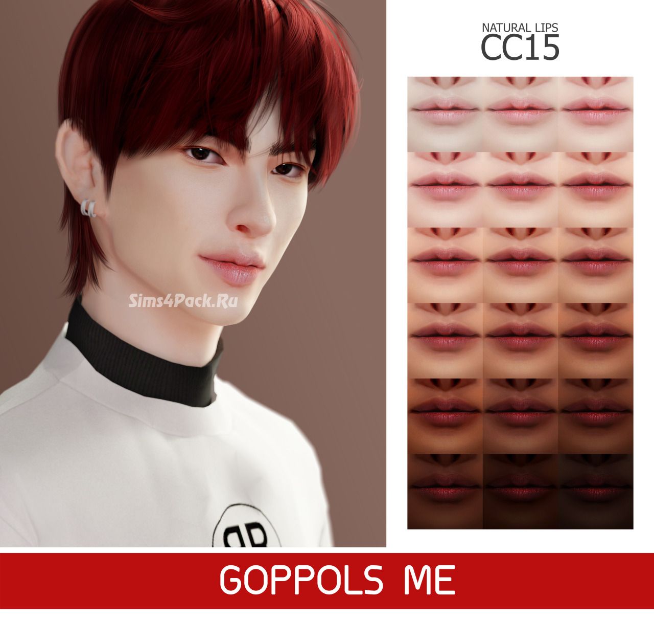 Бальзам для губ "Natural Lips CC15"