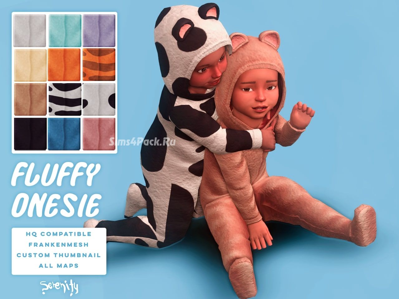 Комбинезон для малышей "fluffy onesie"
