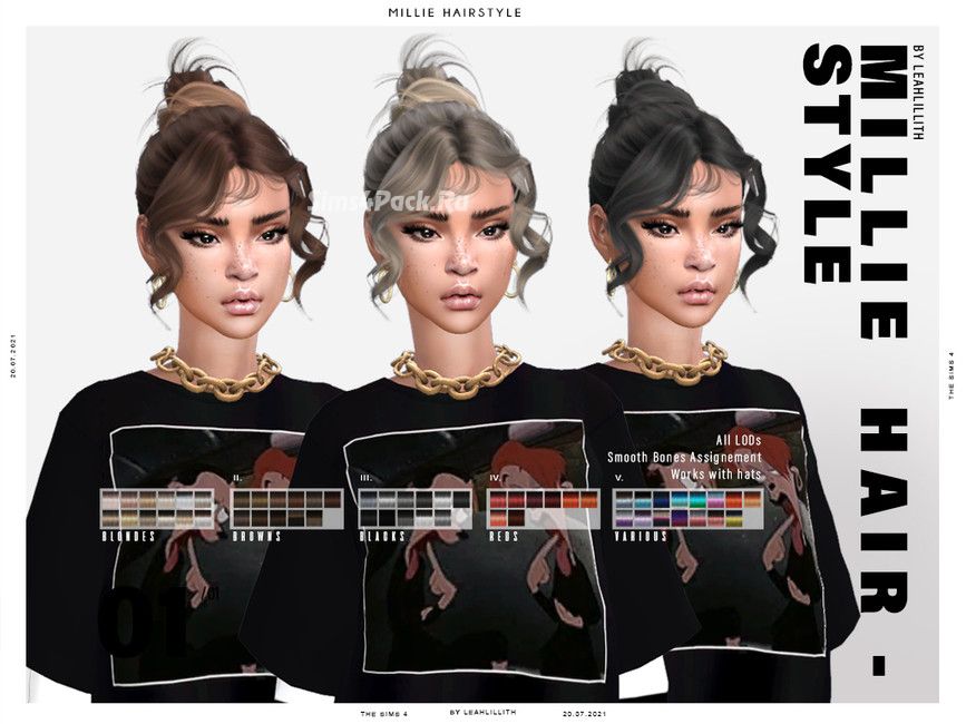 Женская прическа "Millie Hairstyle"
