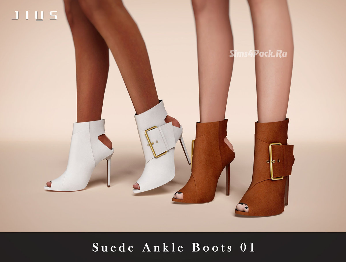 Ботильоны "Suede Ankle Boots 01"