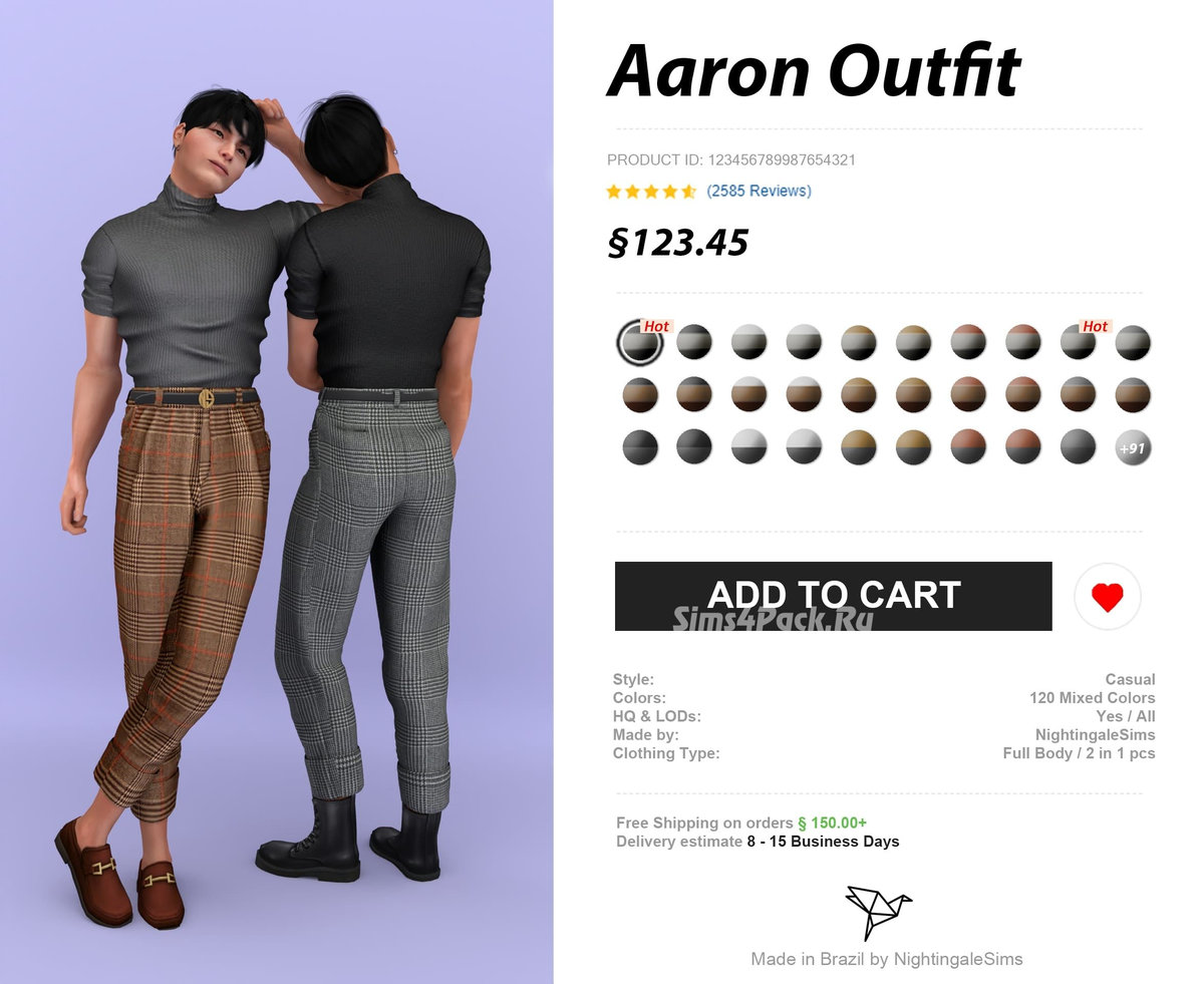 Кофта и брюки "Aaron Outfit"