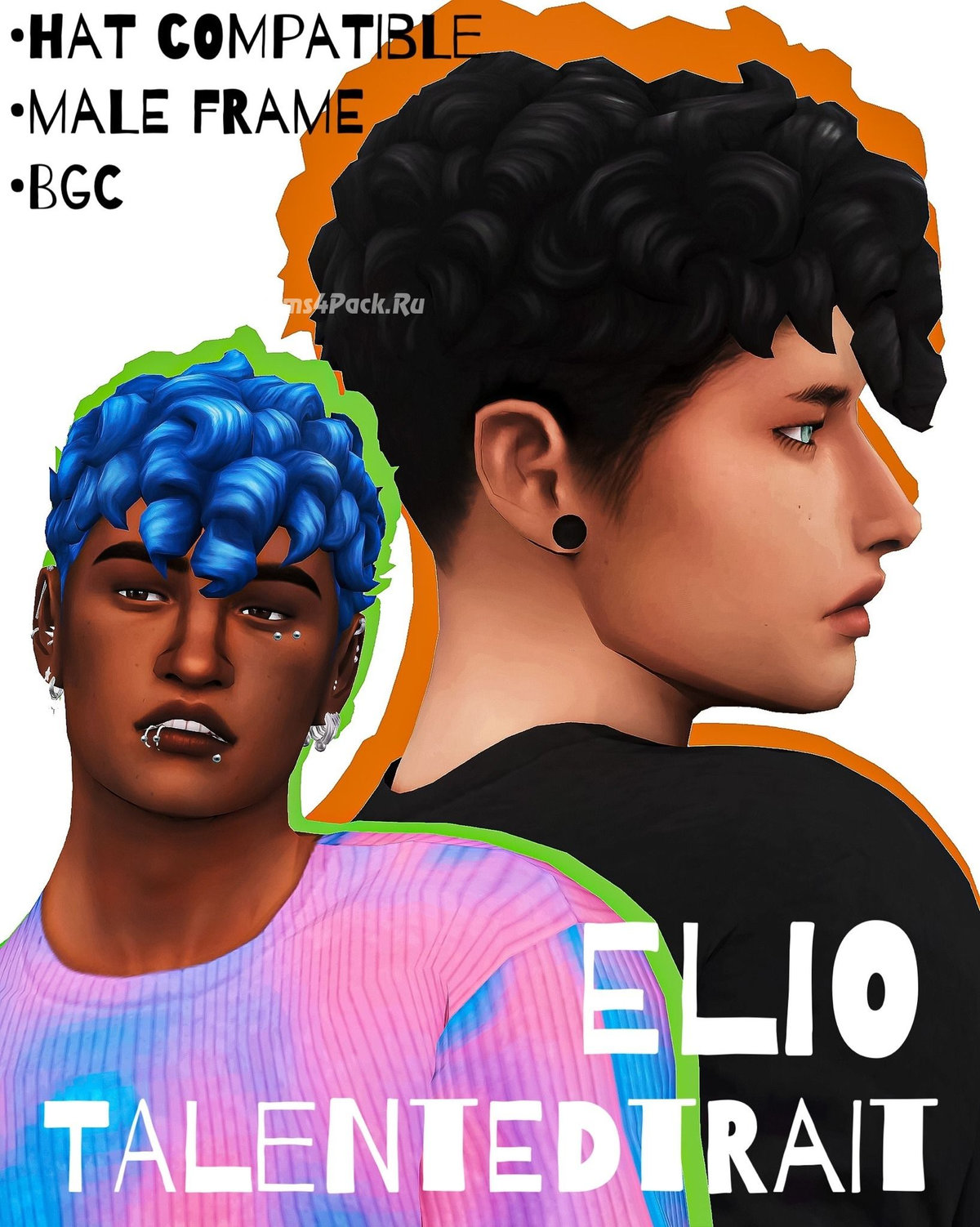 Мужская прическа "Elio Hair"