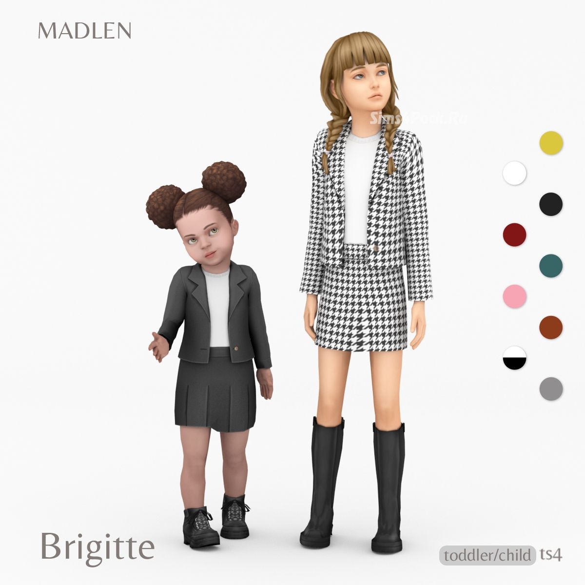 Комплект для девочек и малышек "Brigitte Outfit"