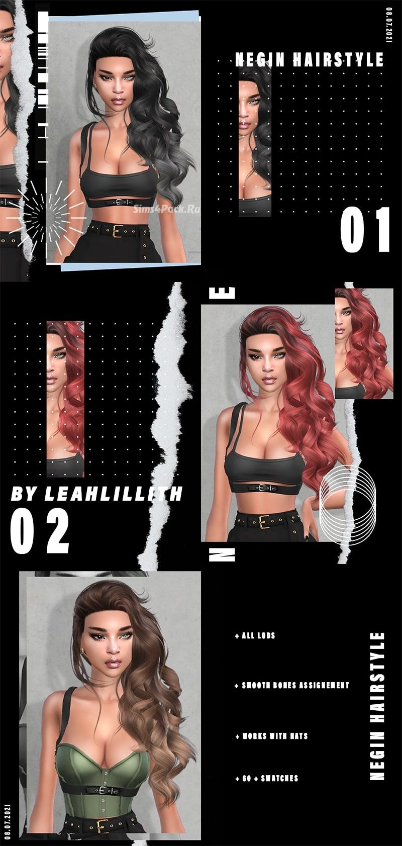 Женская прическа "NEGIN HAIRSTYLE"