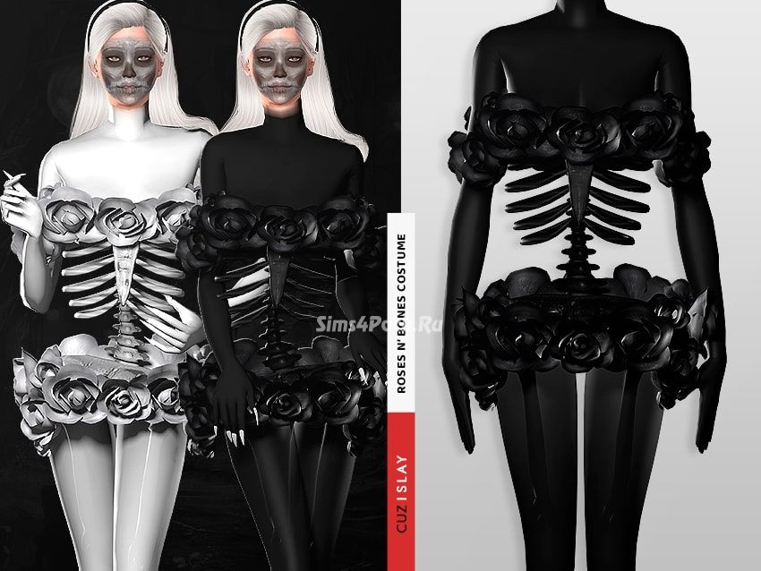 Костюм для симки "Bones n Roses Costume"