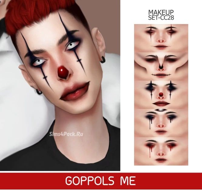 Грим клоуна "MAKEUP SET CC28"