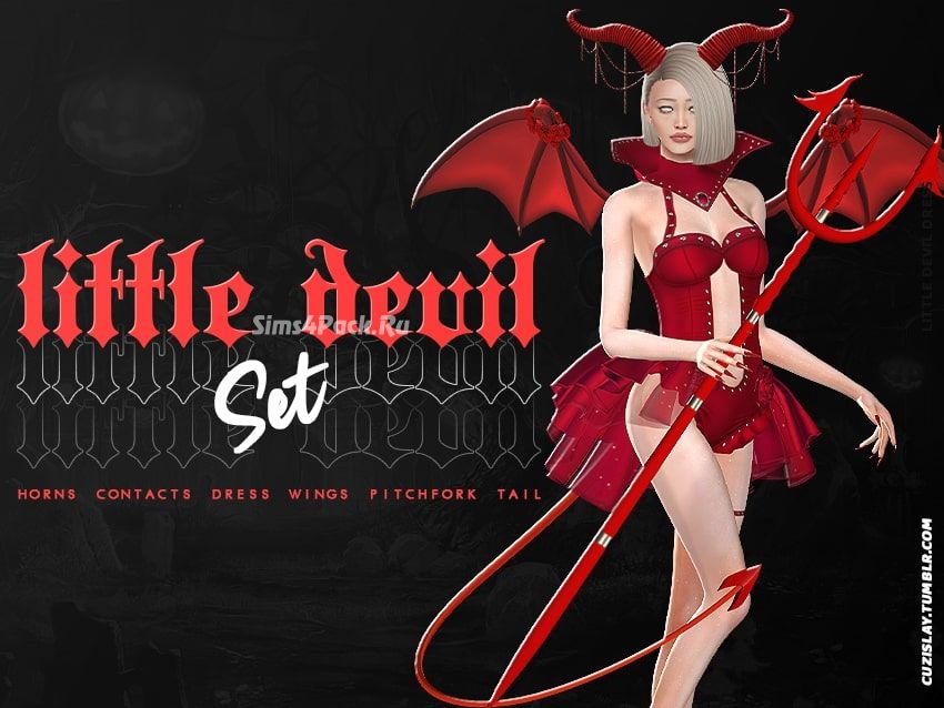 Костюм дьяволицы "Little Devil Set"