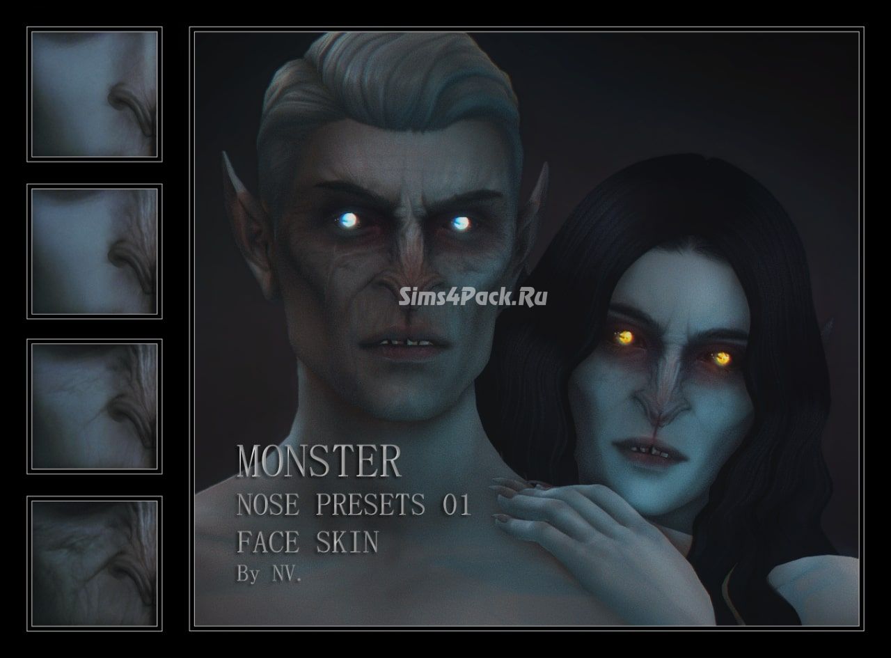 Пресет и скин "Nose Preset 01 And Face Skin"