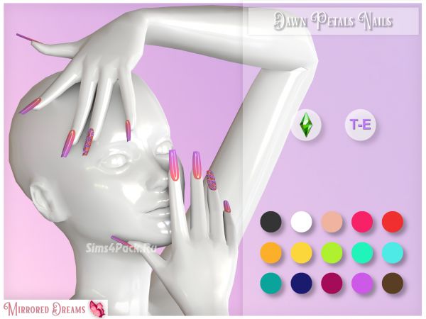 Маникюр "dawn petals nails"