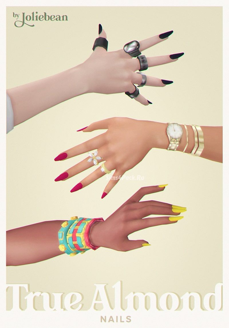 Маникюр "True Almond Nails"
