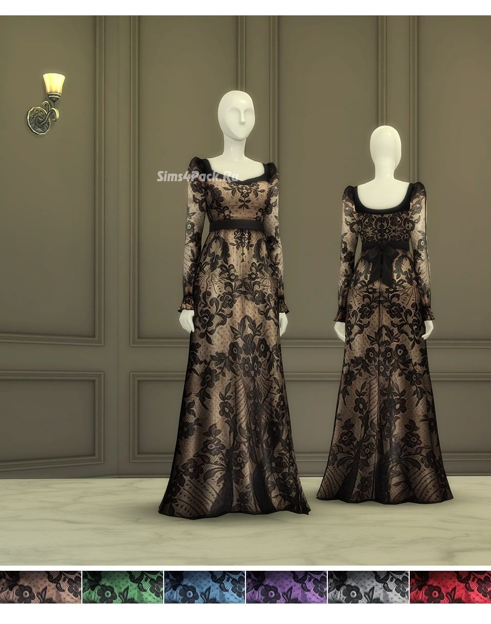 Платье "Black Sheer Gown"