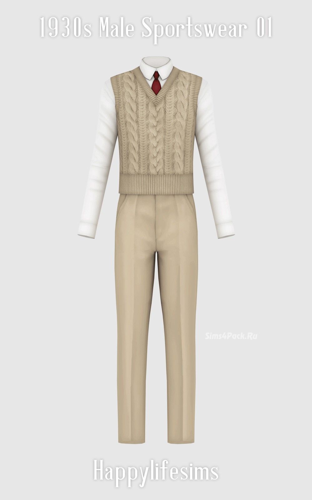 Комплект мужской одежды "TS4 1930s Male Sportswear Set"