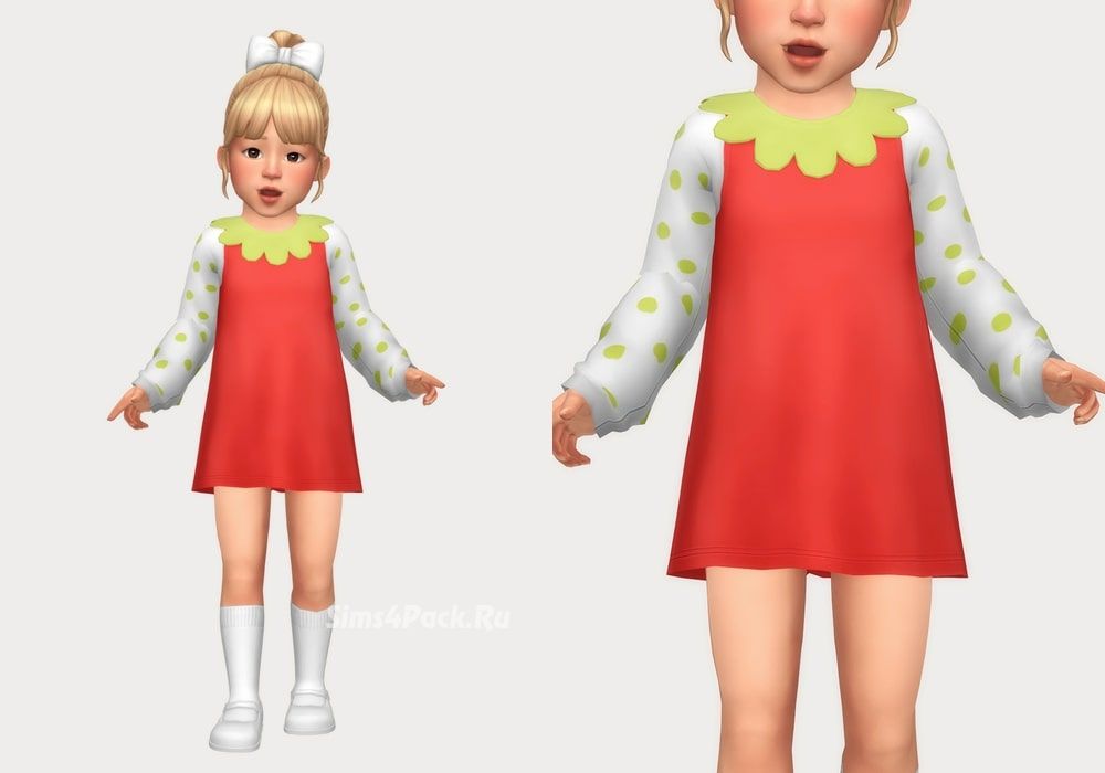 Платье для малышек "dotty dress"