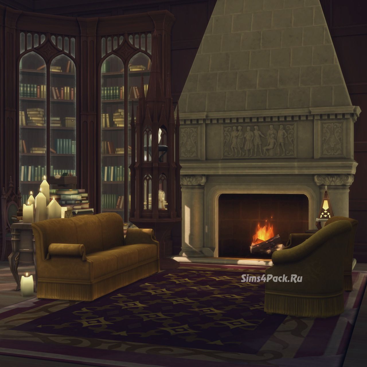 Набор для интерьера "Gothic Revival Set Interior"