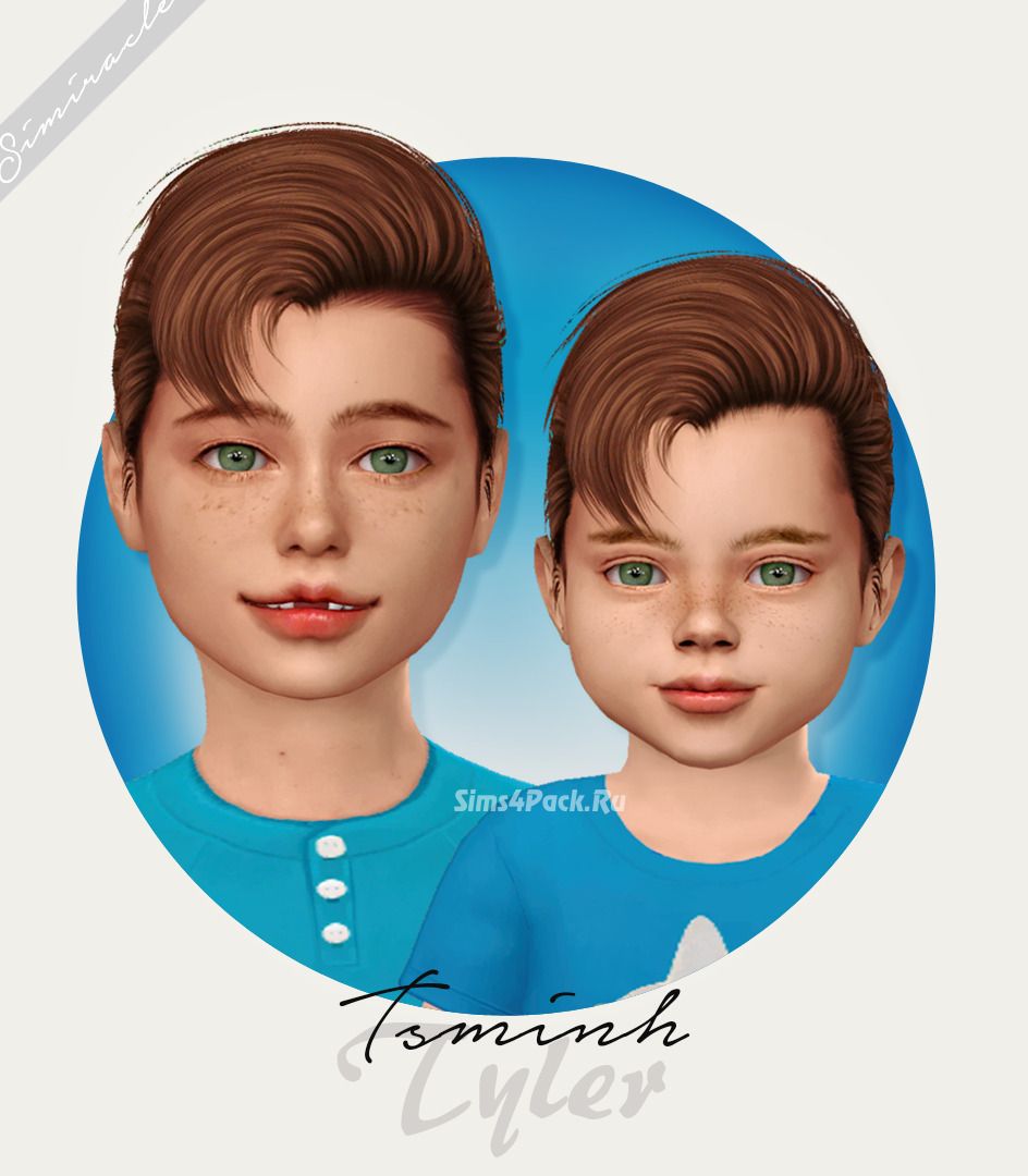 Прическа для мальчиков и малышей "Tsminh Tyler"