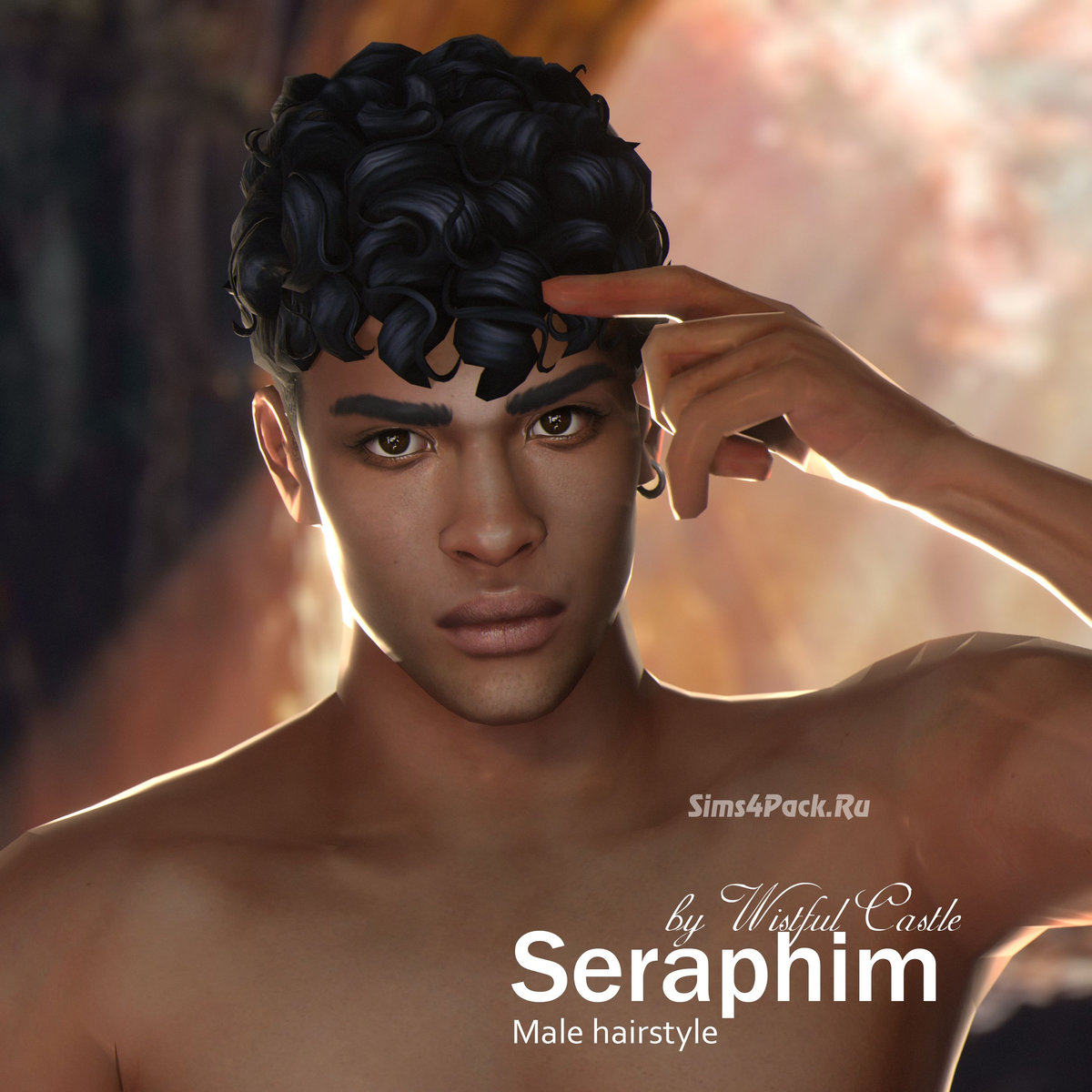 Мужская прическа "Seraphim"