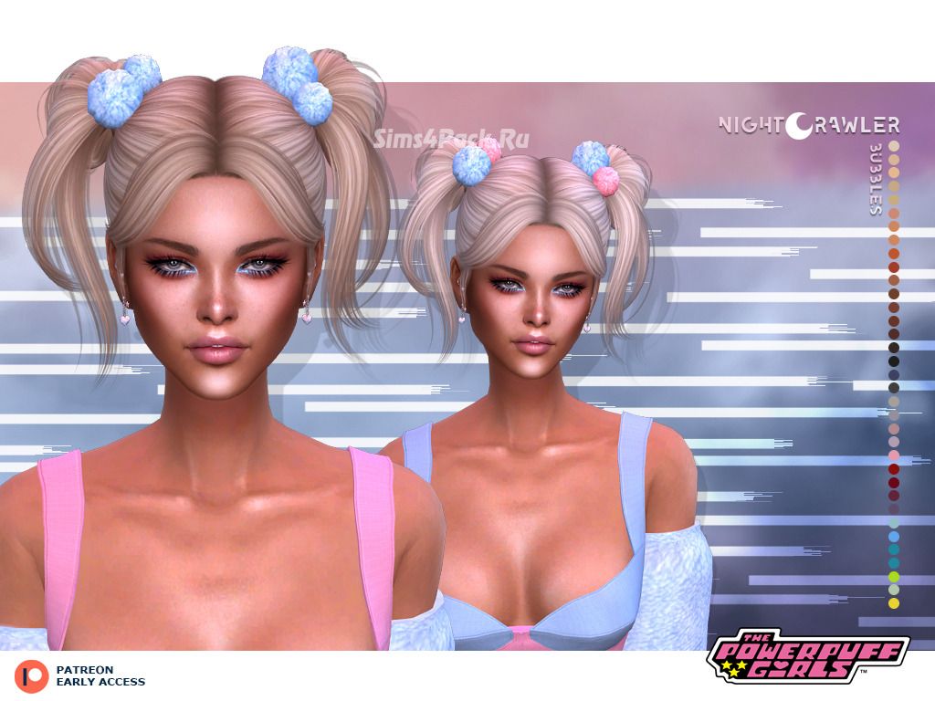 Женская прическа "BUBBLES HAIR PPG COLLECTION"