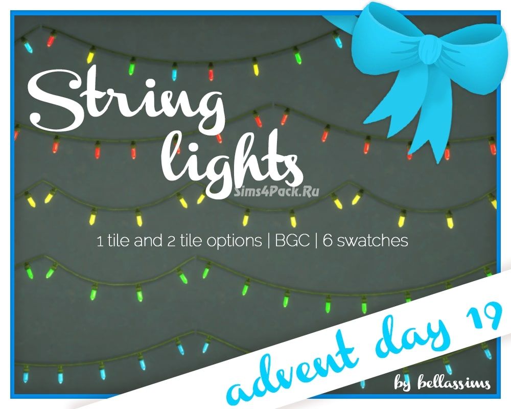 Новогодняя гирлянда "String Lights"