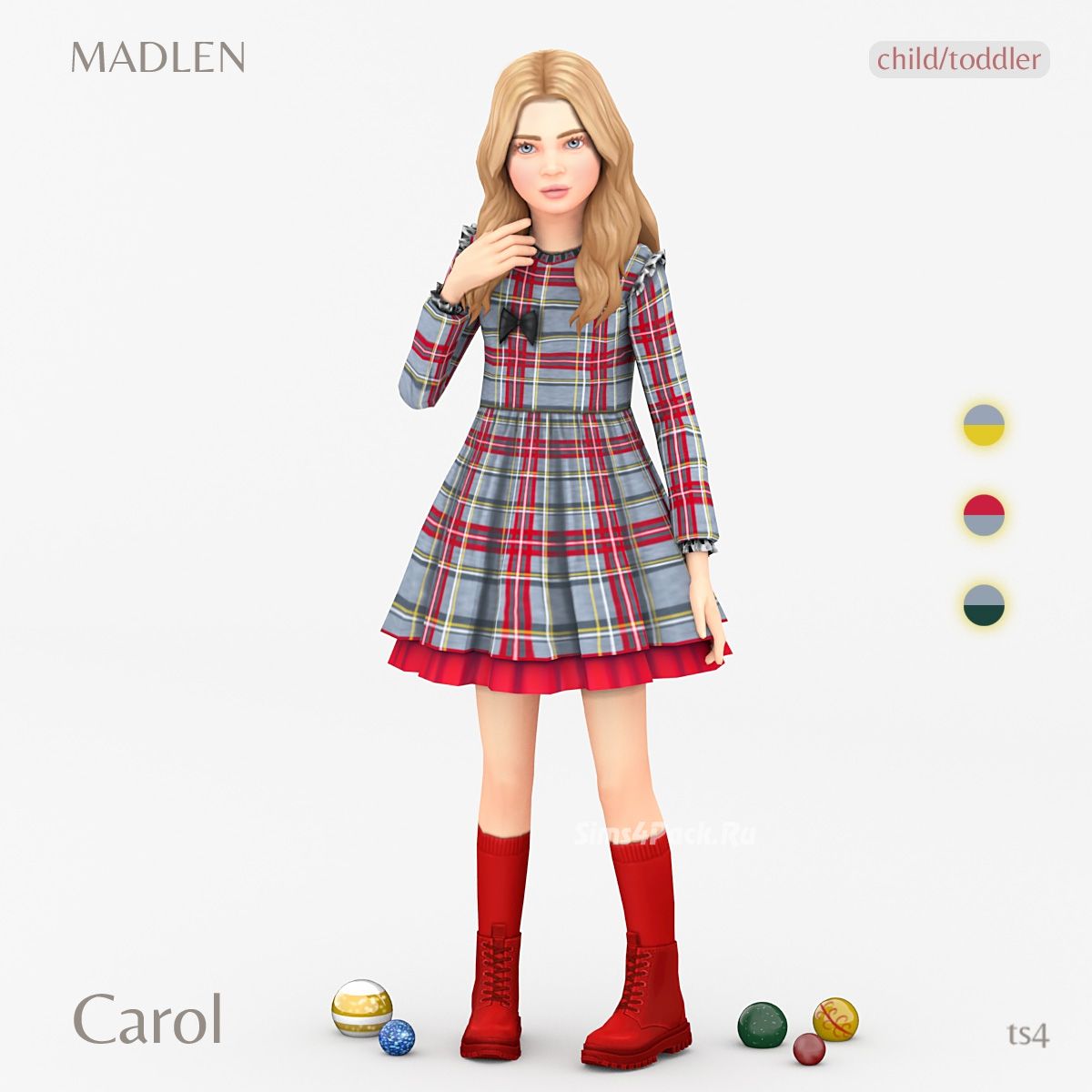 Наряд для девочек и малышек "Carol Dress"
