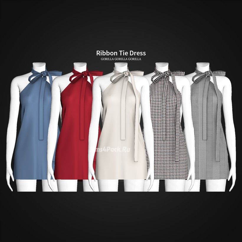 Платье "Ribbon Tie Dress"