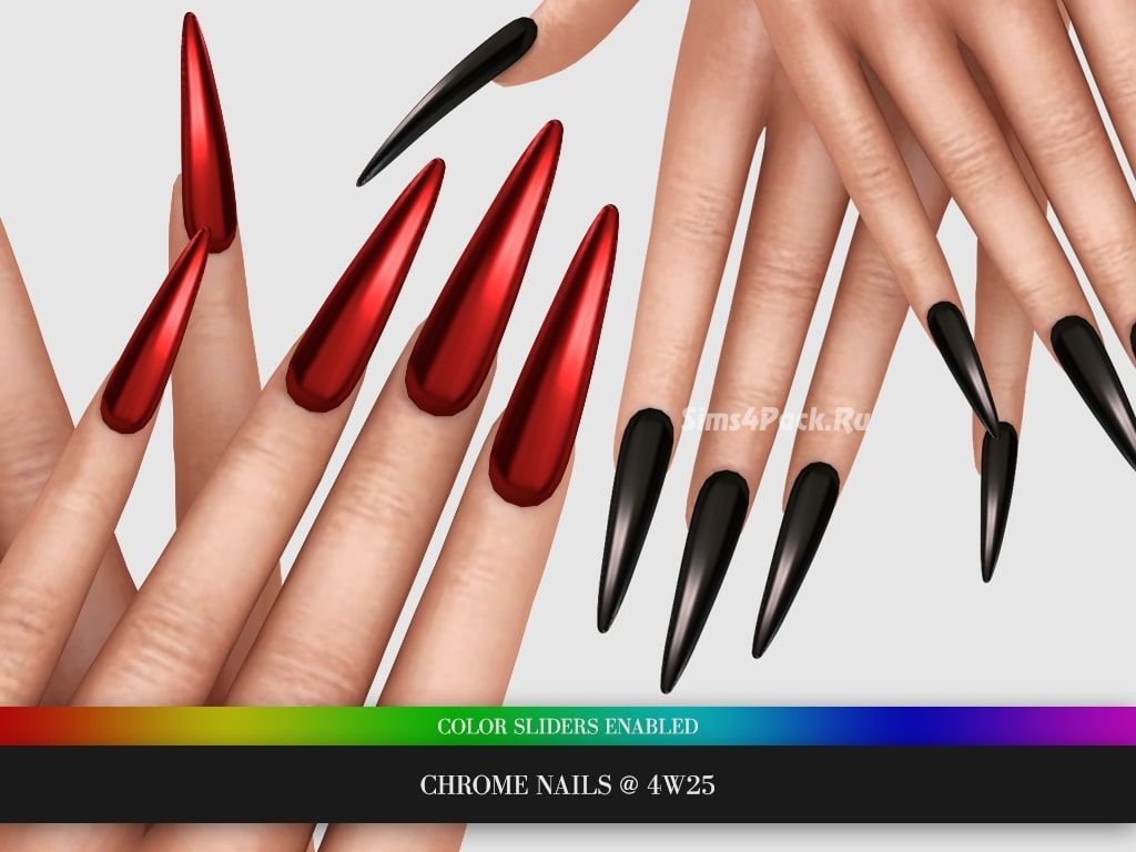Маникюр "Chrome Nails"