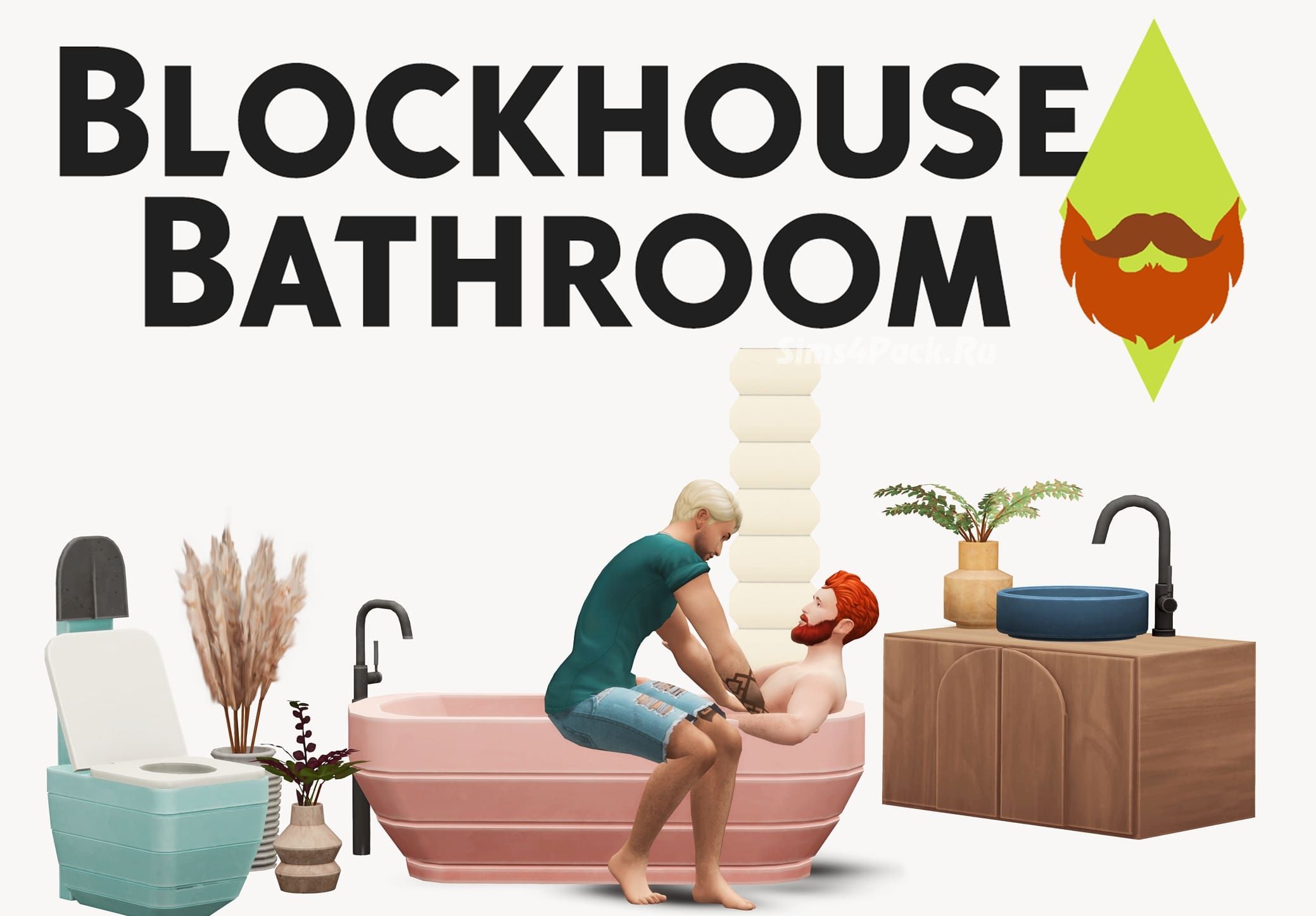 Ванная "Blockhouse Bathroom"