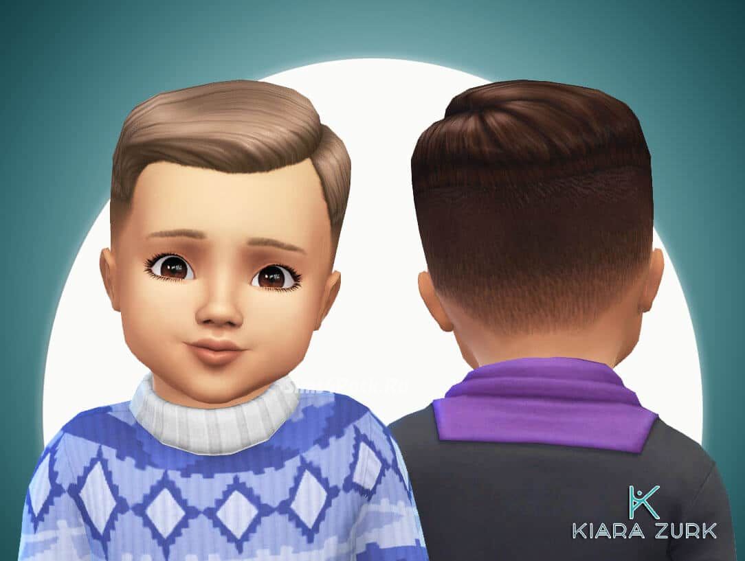 Прическа для малышей "Short Crew Cut Side Part for Toddlers"