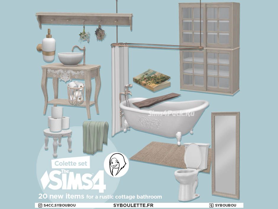 Ванная "COLETTE COTTAGE BATHROOM CC"
