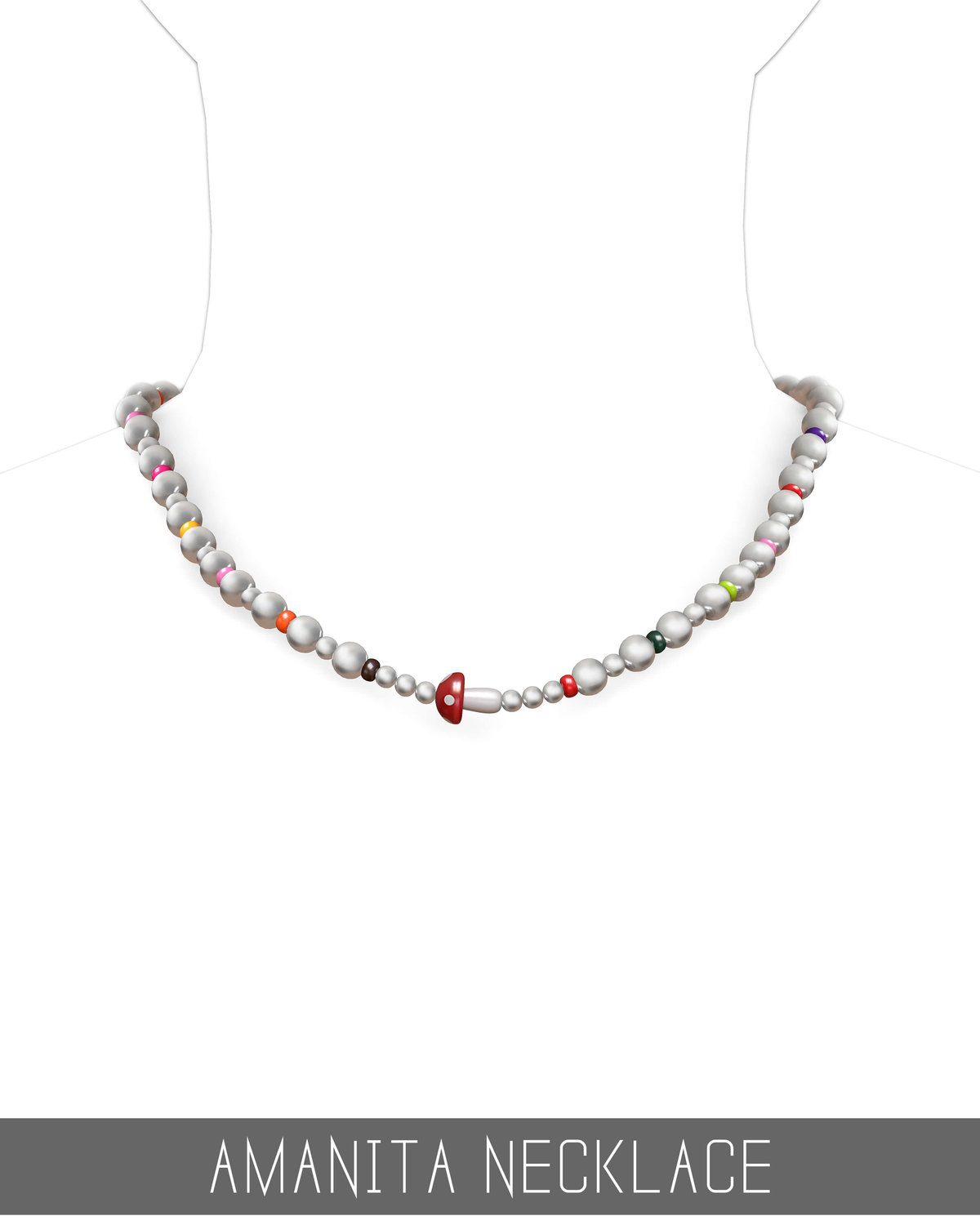 Бусы "AMANITA NECKLACE"