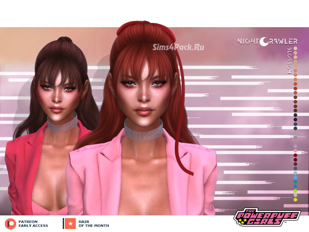 Женская прическа "BUBBLES HAIR PPG COLLECTION3"