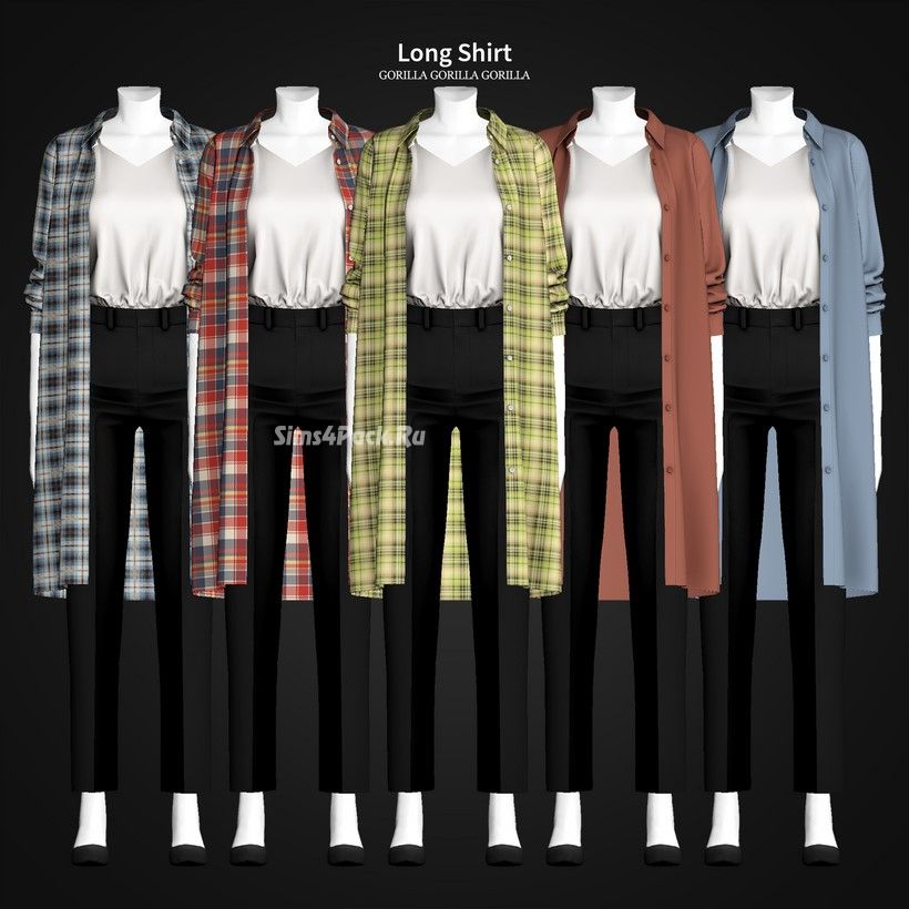 Рубашка и топ "Long Shirt"